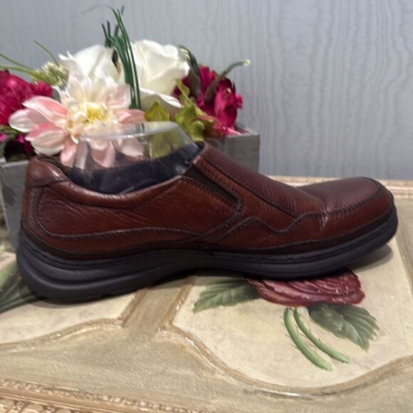 Nunn Bush Leather Slip On Loafers Brown Sz 10 - Picture 6 of 12